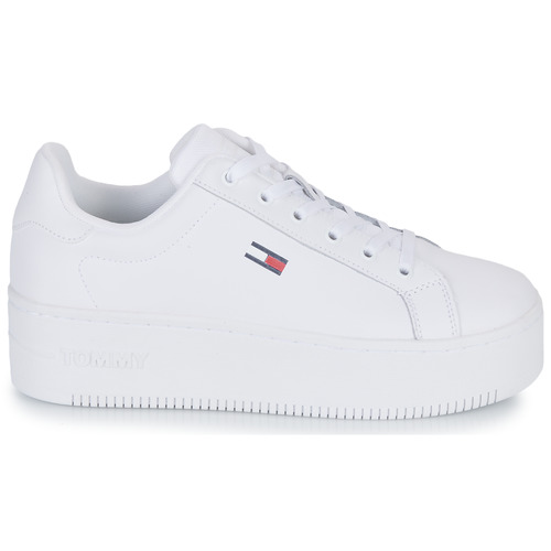 Tommy Jeans - TOMMY JEANS FLATFORM ESSENTIAL - Blanc