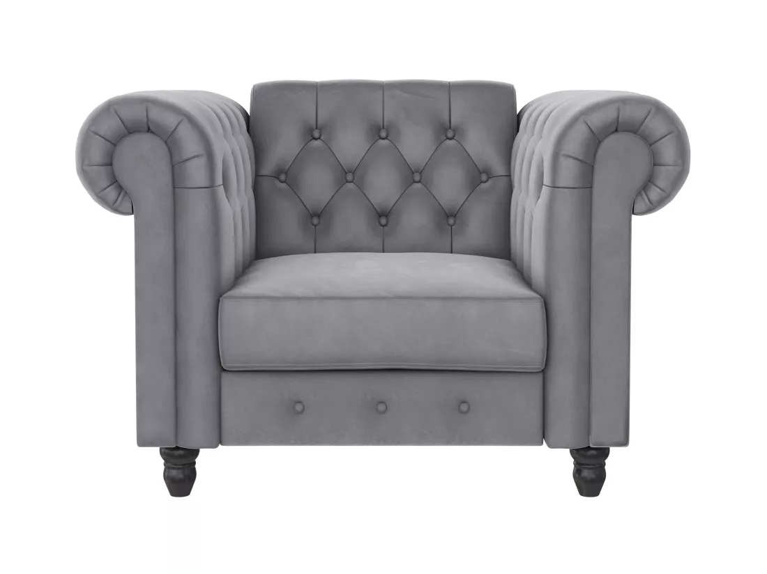 Chaise Longue Felix Gris Clair