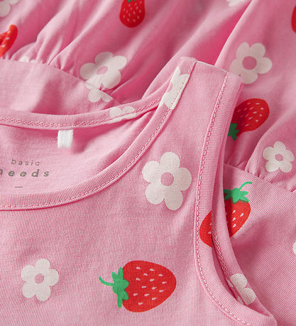 Name It Kleid - NmfVigga - Pink Zuckerguss/Strawberry