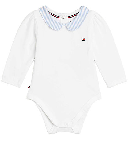 Tommy Hilfiger Gavepose - Body l/æ - White Base/Blue Stripe