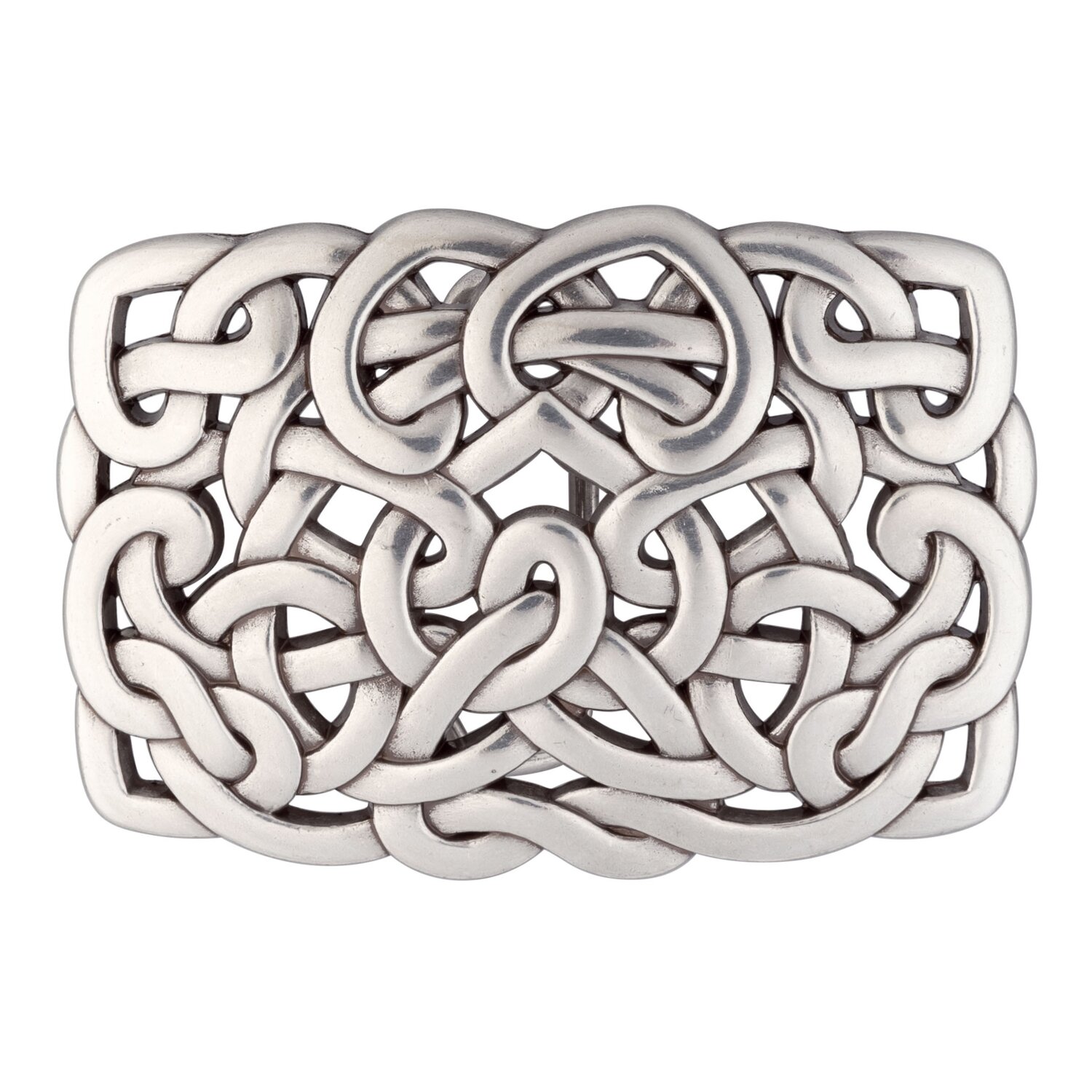 L-pro West Gürtelschnalle Knoten  - silber