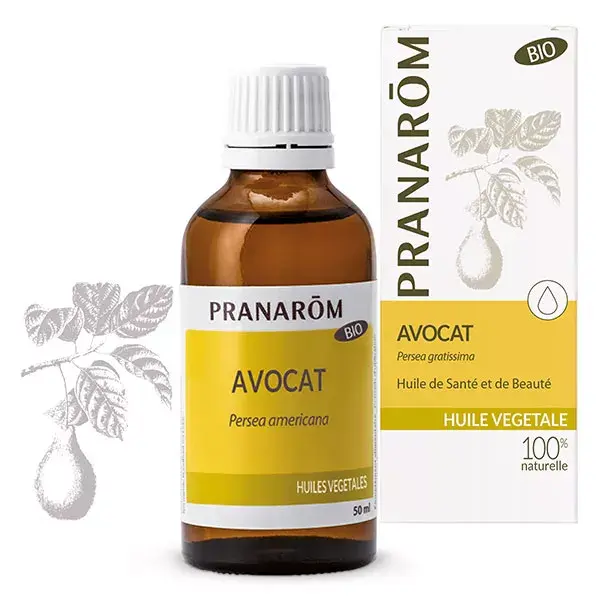 Pranarom Huile Végétale Bio Avocat 50ml