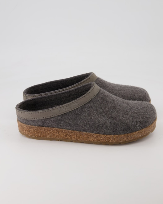 Haflinger Grizzly Torben Hausschuhe in Grau