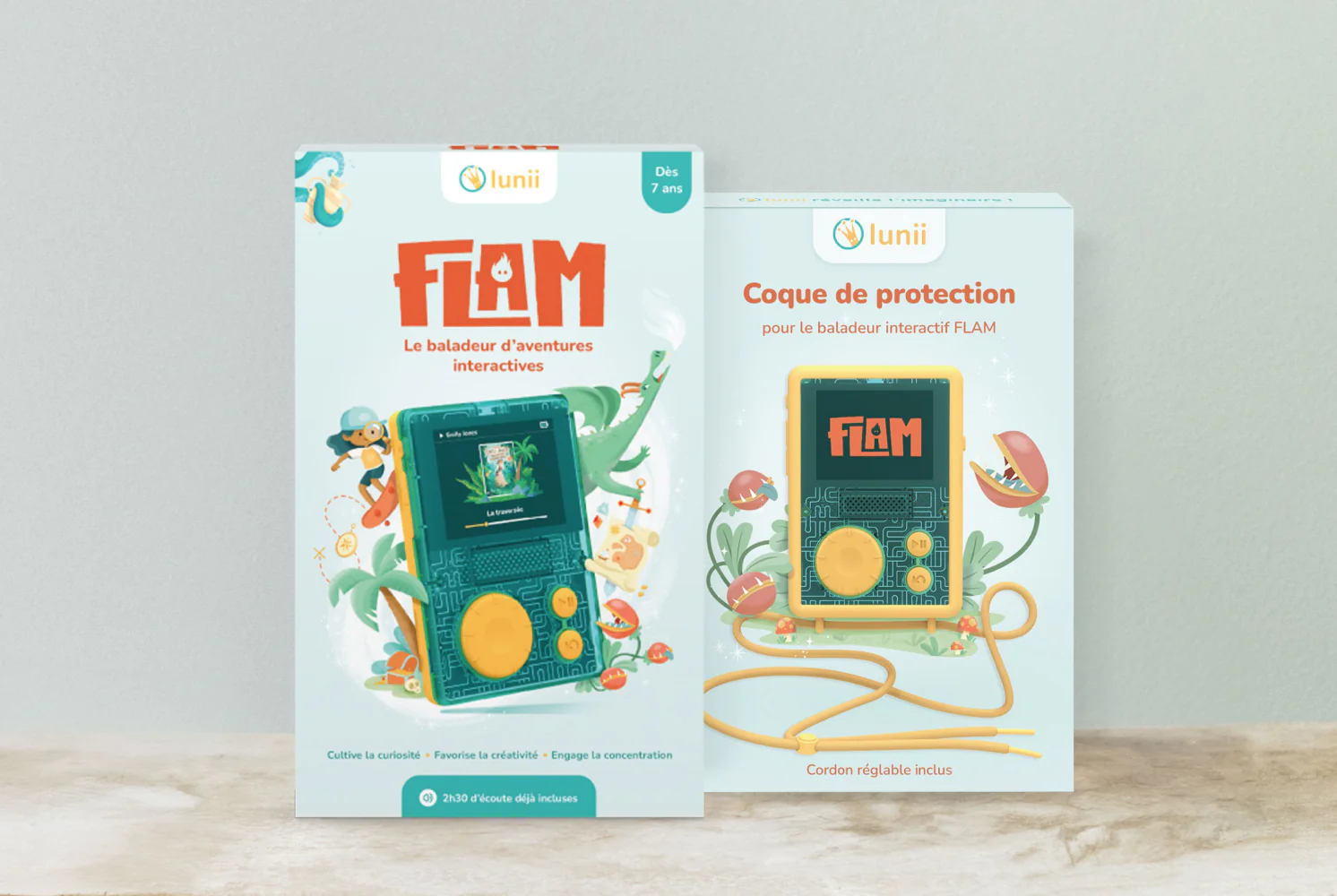 Pack - FLAM + Coque Jaune