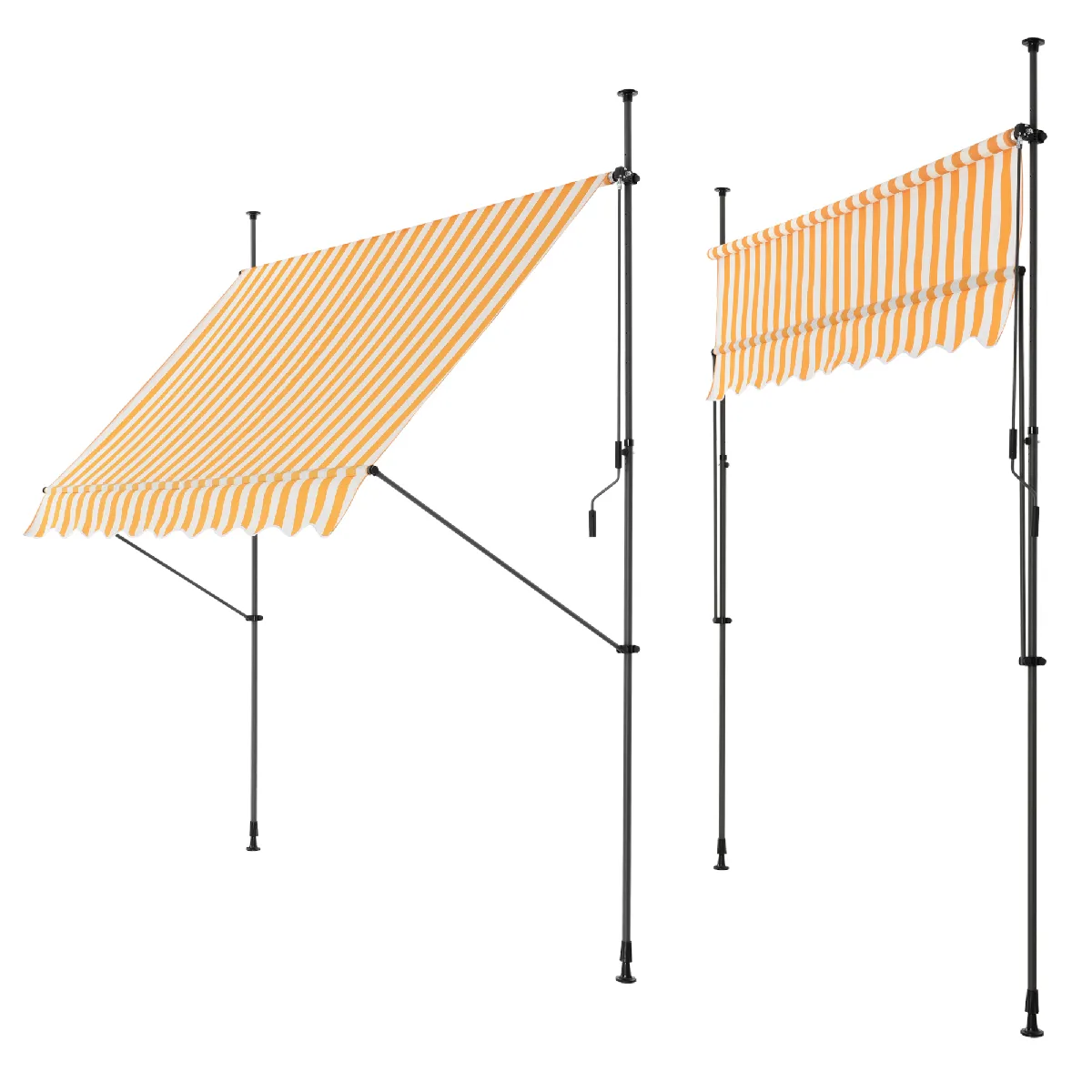 Pro.Tec pro_tec Store Banne Manuel Rétractable 150x120 cm