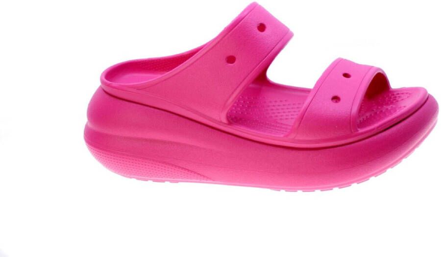 Crocs Classic Crush Sandalen Dragon Fruit Platformzool Comfortabele Pasvorm