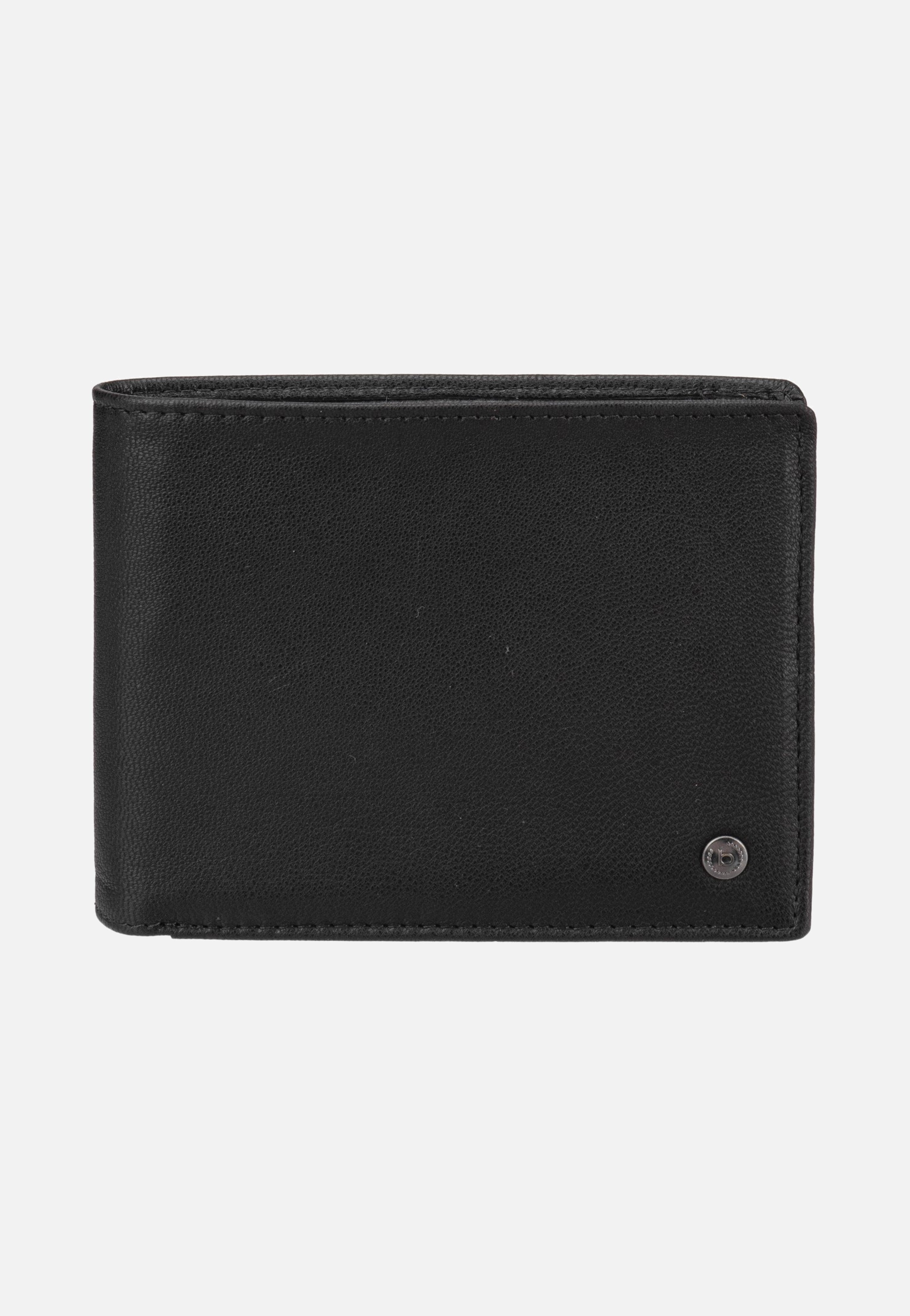 Black Magic Wallet With Flap Black - Portemonnaie