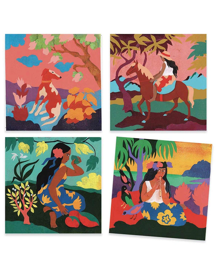 Kreativ-Set INSPIRED BY: POLYNESIEN 9-teilig