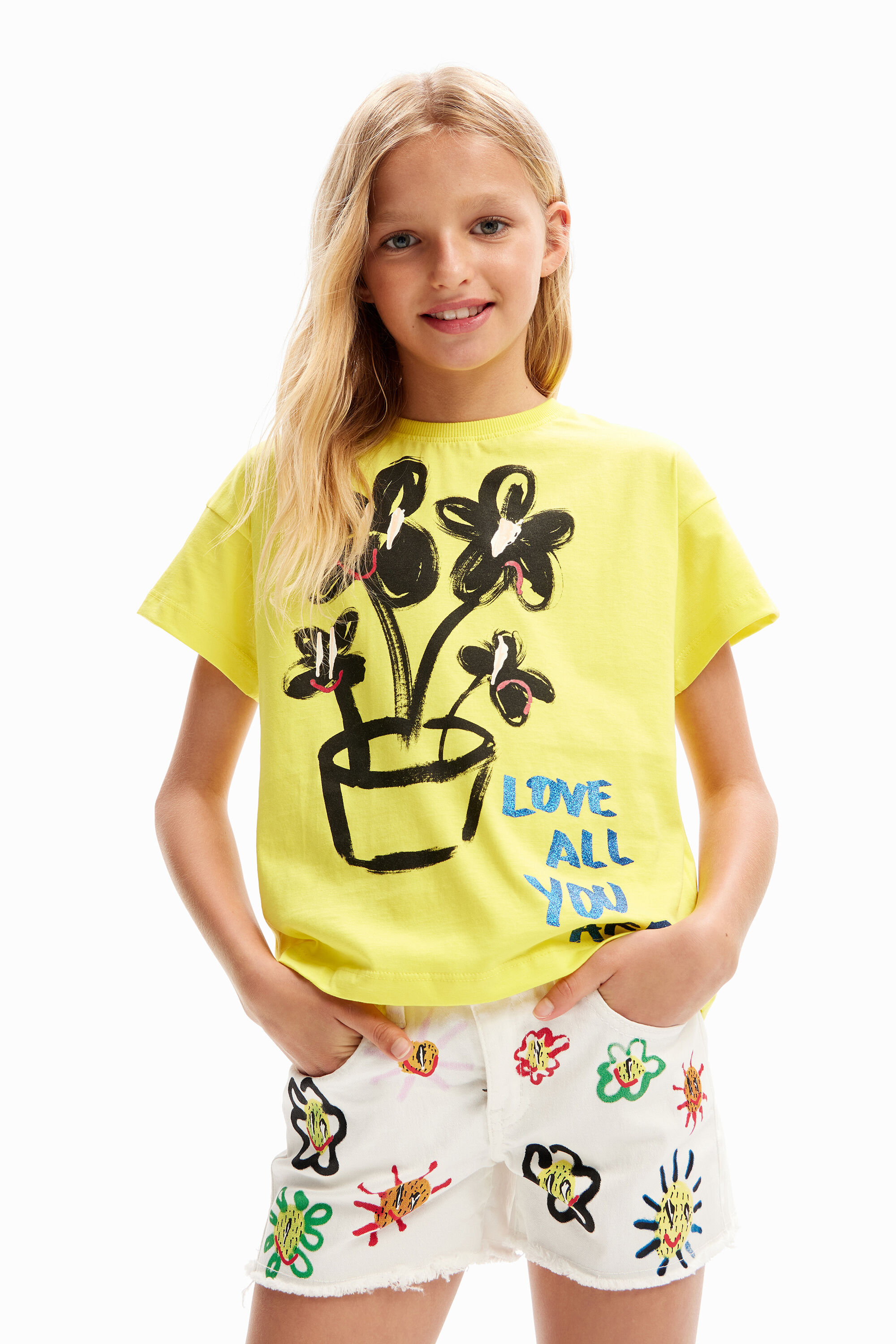 T-shirt manches courtes plante