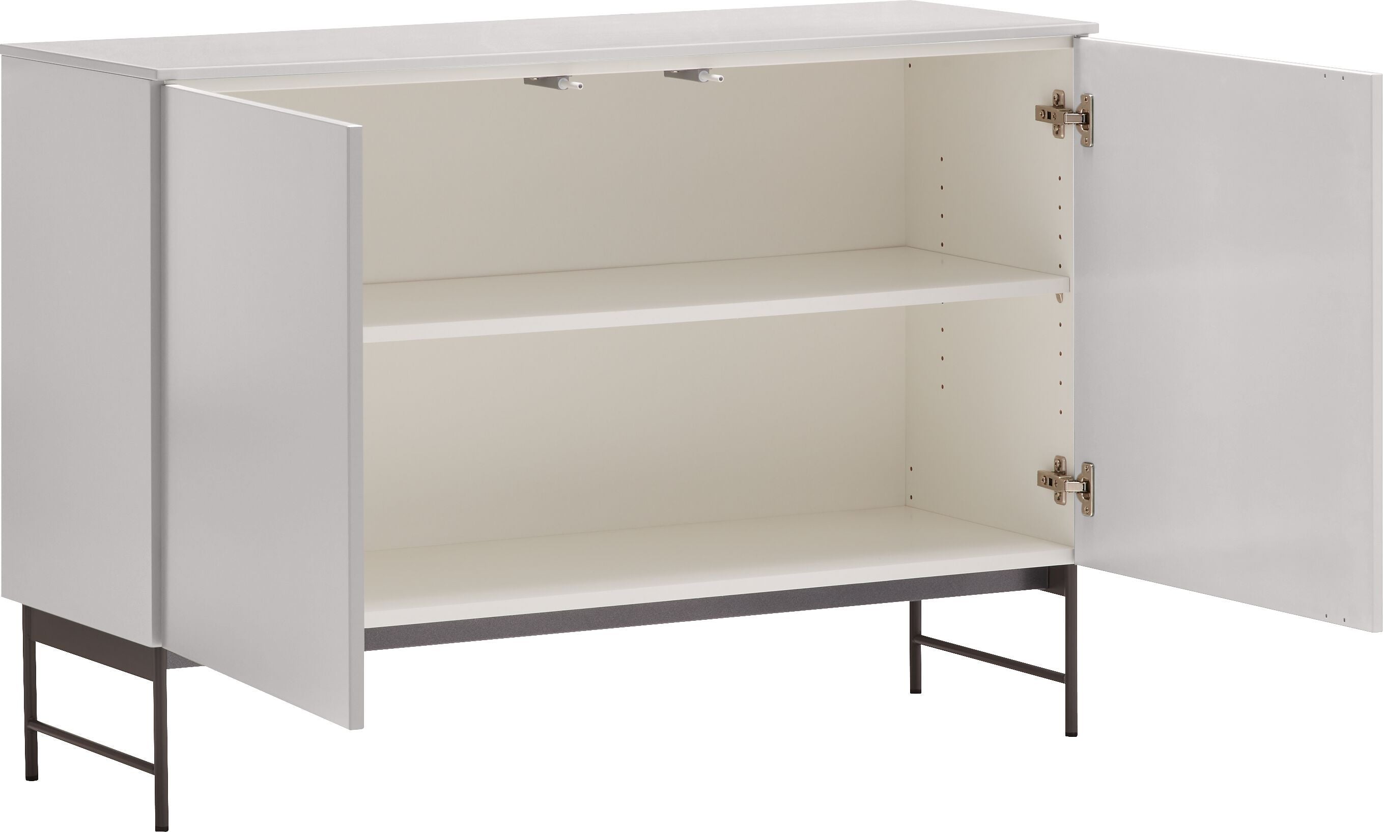TILL Sideboard - Hellgrau / B: 112.0 cm x T: 41.0 cm x H: 78.3 cm
