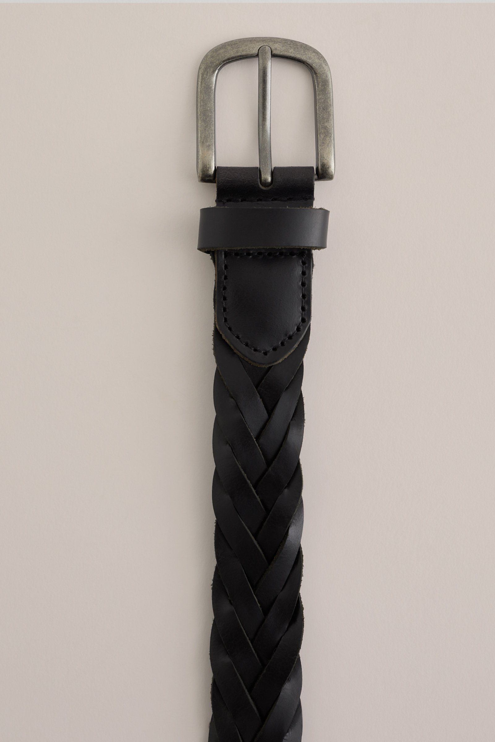 leren riem WE Fashion Zwart