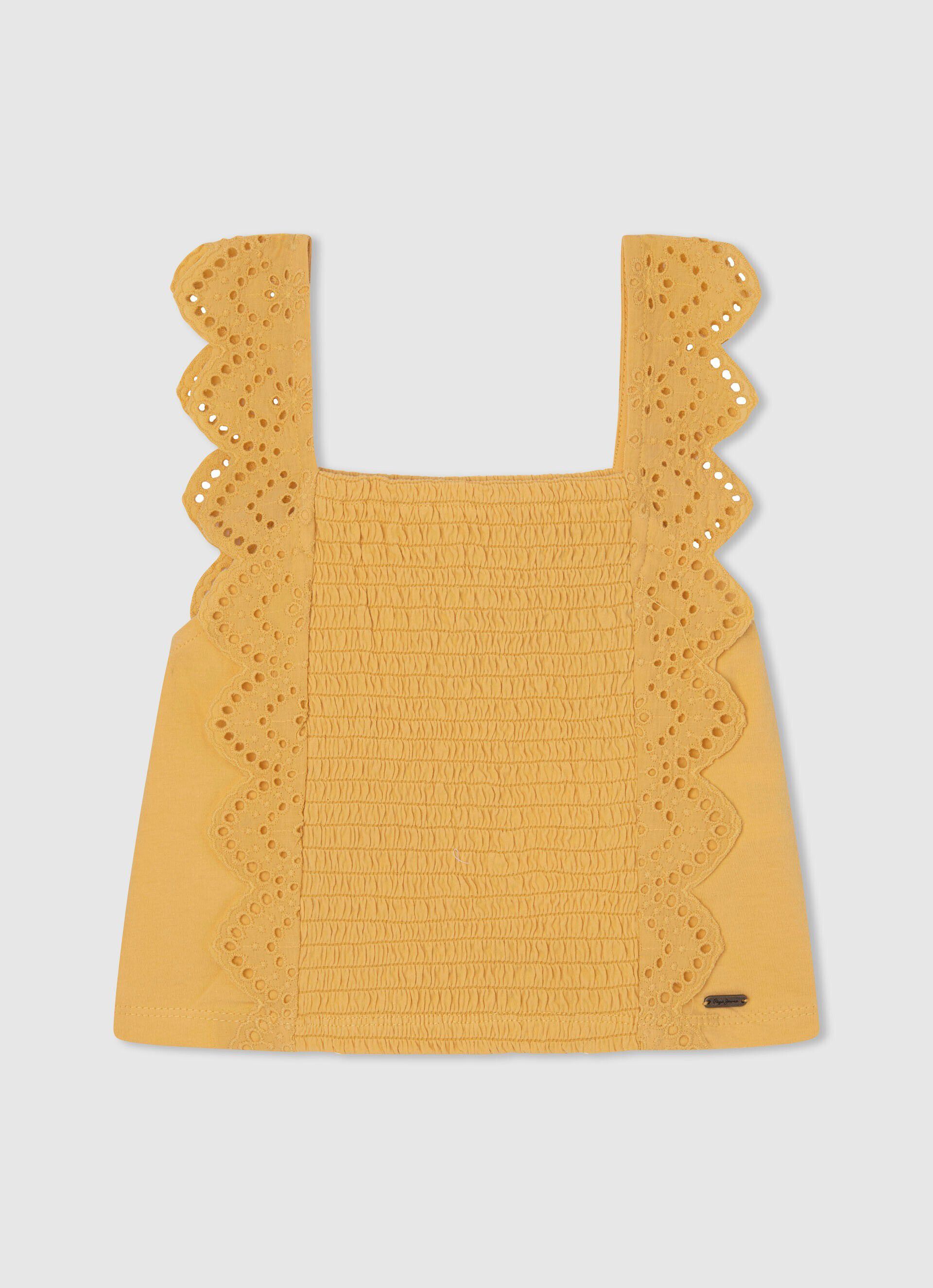BLUSA REGATA COM BABADO - brilho