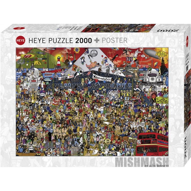 Puzzle 2000 pièces - British music history