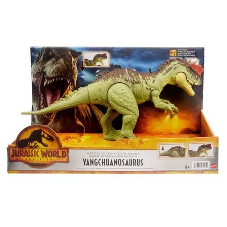 Mattel Jurassic World Massive Action, 1 Stück, 4-fach sortiert