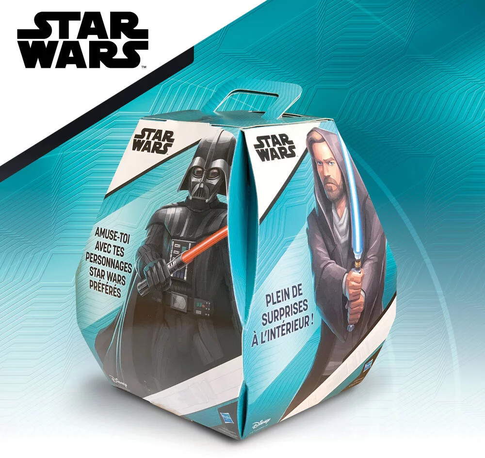 STAR WARS -BOITE SURPRISE  AVEC FIGURINES STICKERS ET POSTER