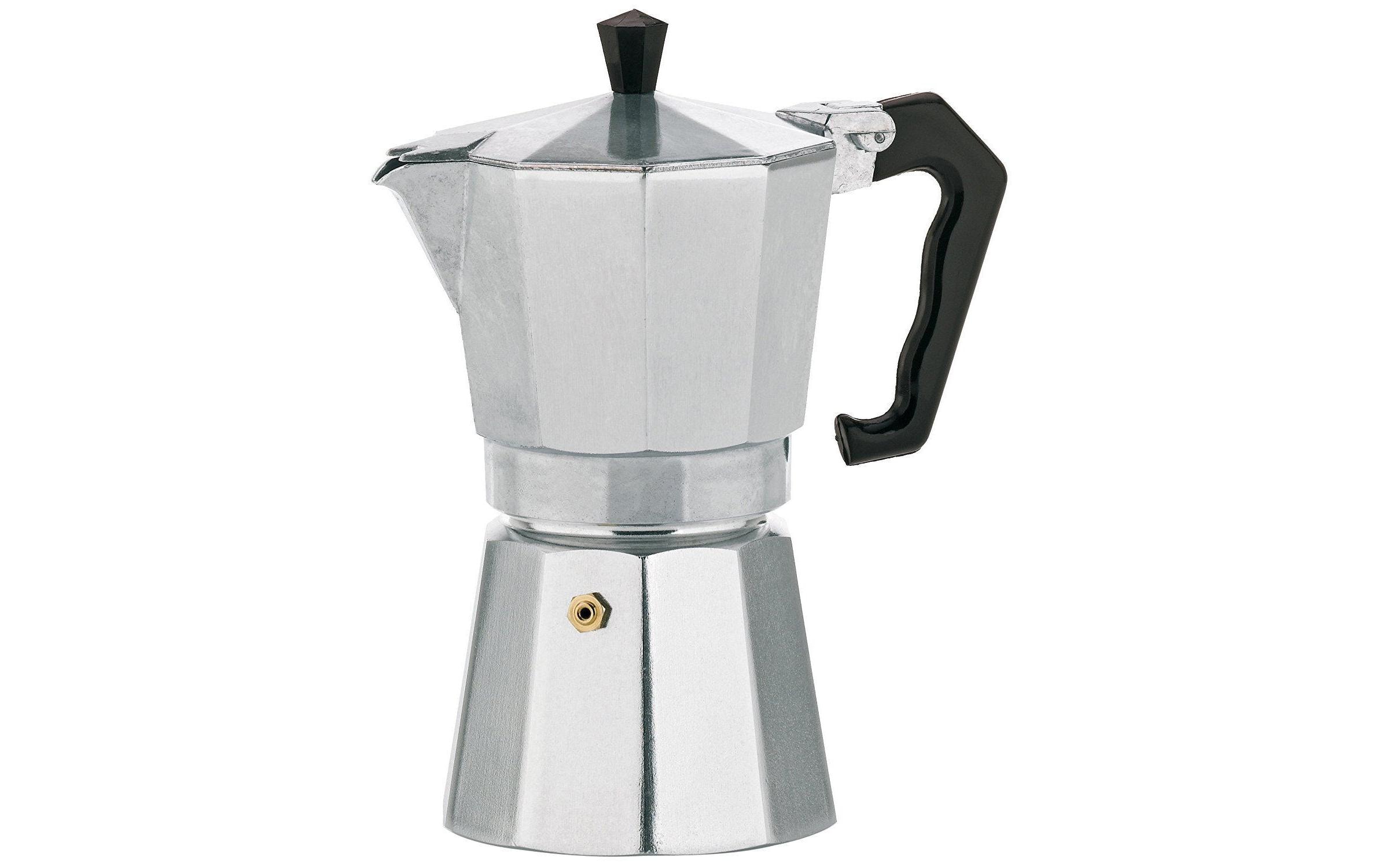 Espressokocher Italia 6 Tassen, SilberEspressokanne
