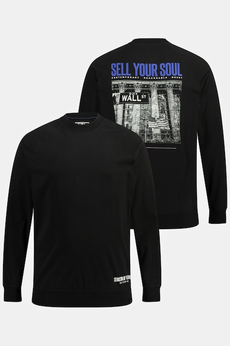STHUGE Langarmshirt, Prints, bis 8 XL