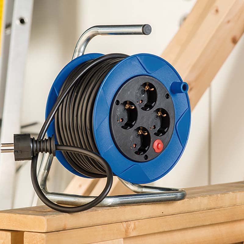 Brennenstuhl K-Tro. Garant 1079180004 kabelhaspel 1.5 mm binnengebruik 4 aansluitingen 15m