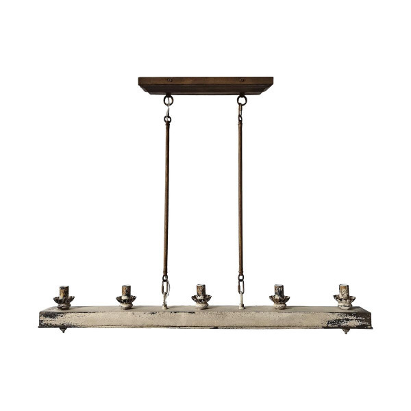 Suspension sapin métal vintage (111,5 x 12 x 88 cm)