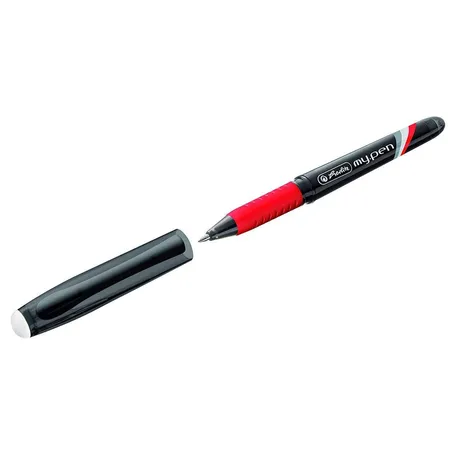 Herlitz Radierbarer Tintenroller my.pen, schwarz