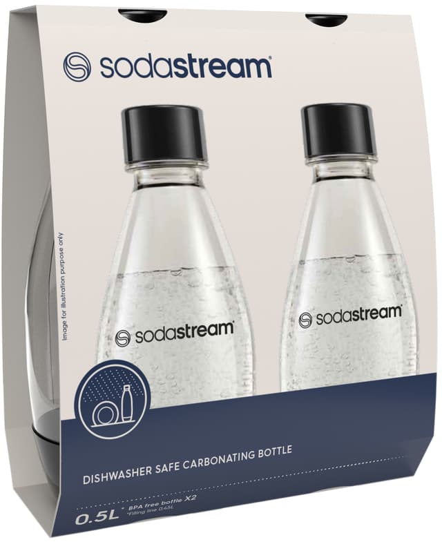SodaStream DWS Fuse kulsyreflaske 1748223770 (2-pk, sort)