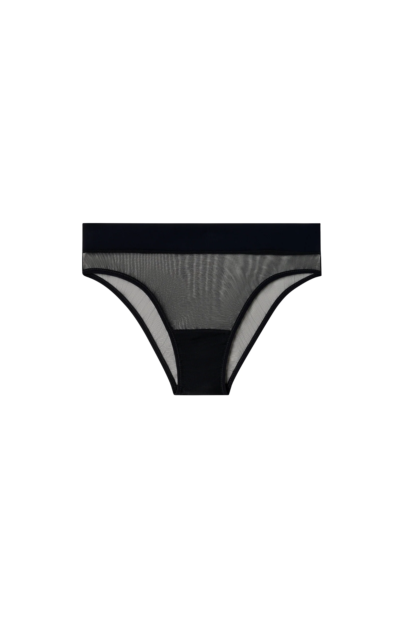 cina Culotte noire en résille Noir