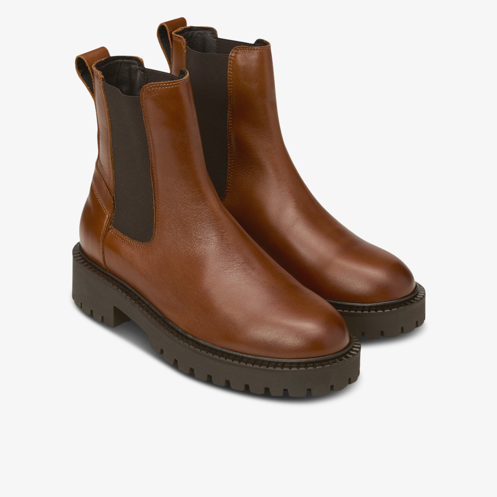 Marc O´Polo Damen Chelsea Boots braun