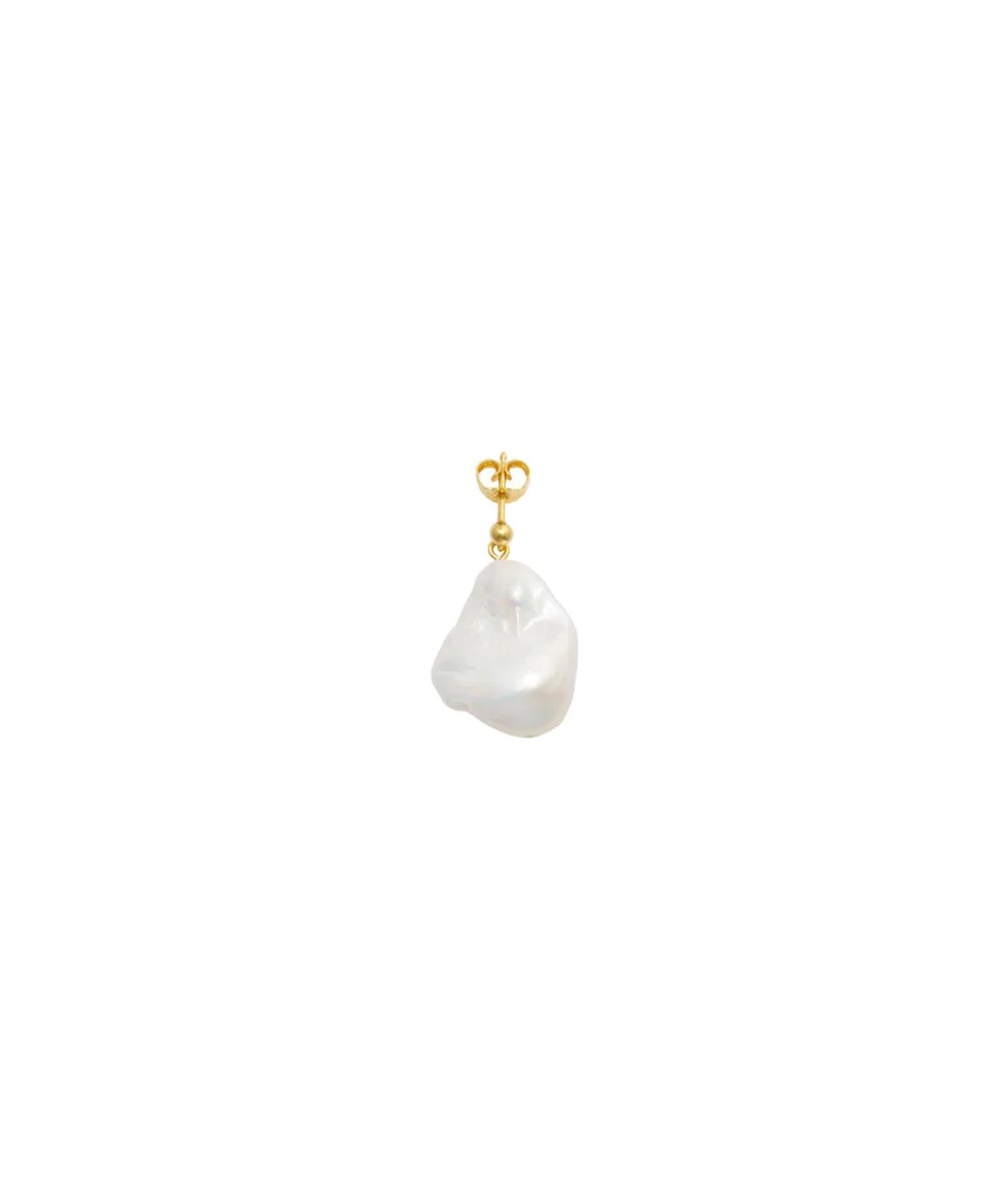 Sorelle Jewellery  Barok perleørering - forgyldt