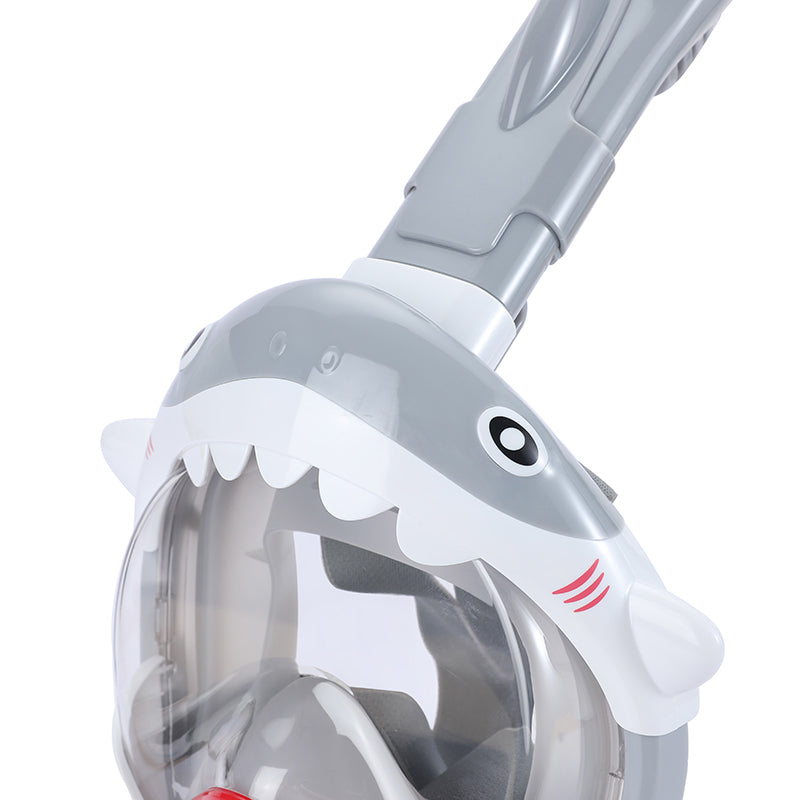 Atlantis Shark Kinder Snorkelmasker - White