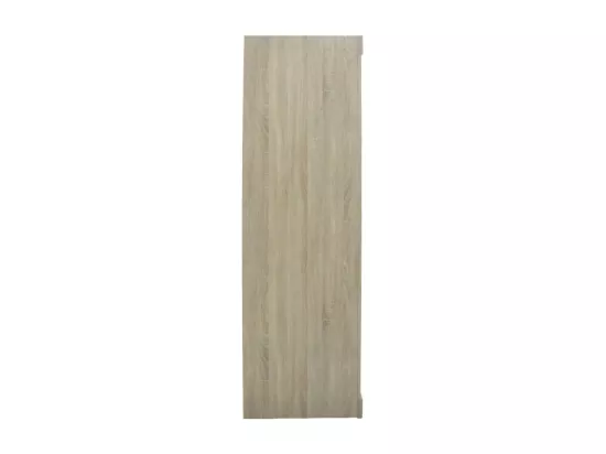 Garde Robe MILS, armoire 2 portes coulissantes chêne sonoma, idéal pour une chambre design