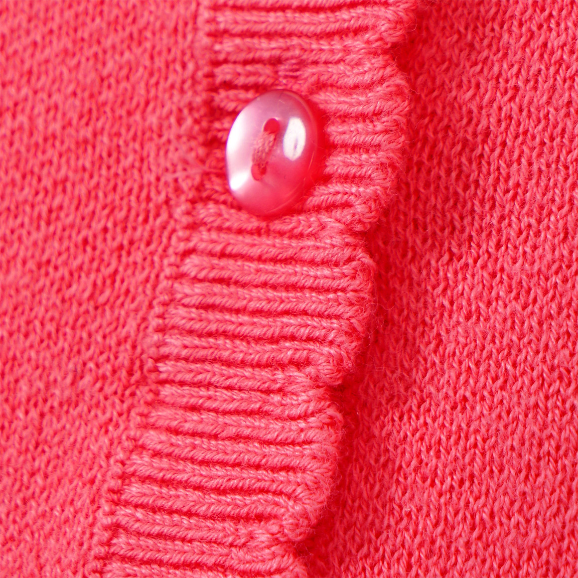 Topomini Baby Cardigan mit Knopfleiste koralle