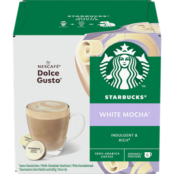 Starbucks® by NESCAFÉ® Dolce Gusto® White Mocha 12 Koffiecups