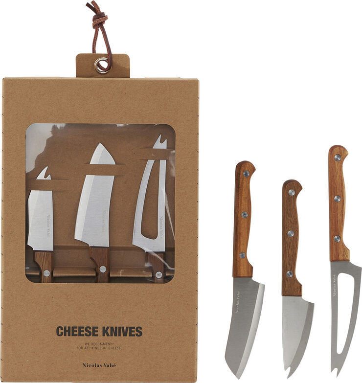 Nicolas Vahé Cheese Knives Brun & sølv