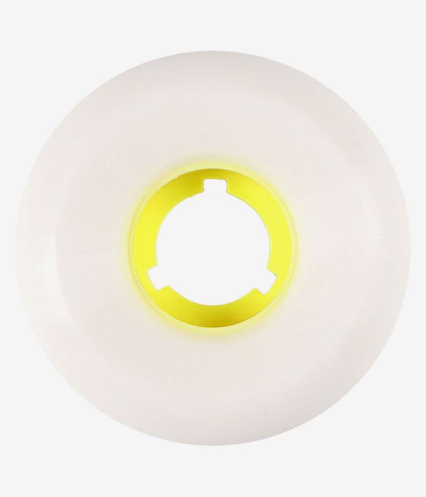 skatedeluxe Retro Conical Rollen (white yellow) 54mm 100A 4er Pack