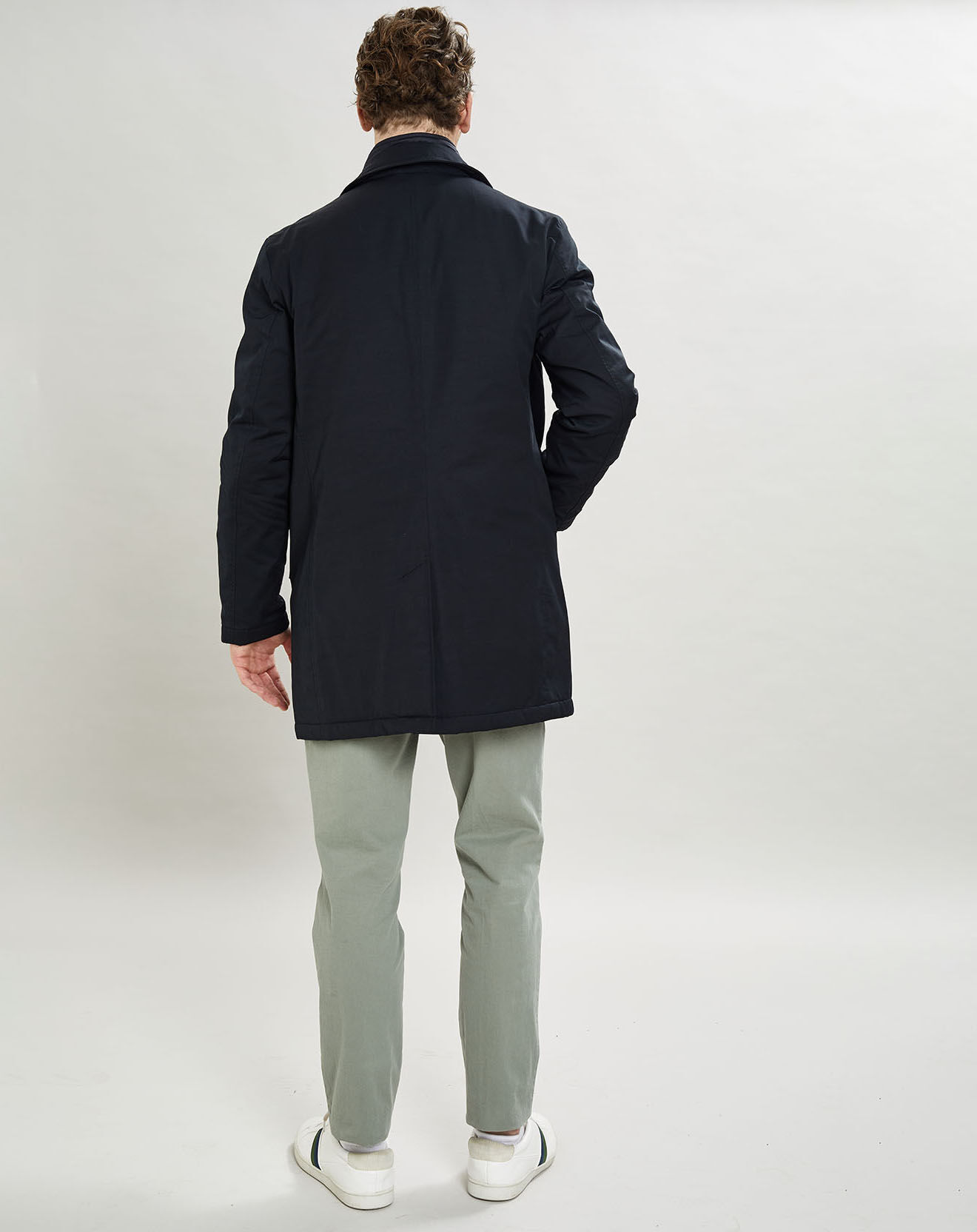 Hackett London Imperméable Membrane bleu marine