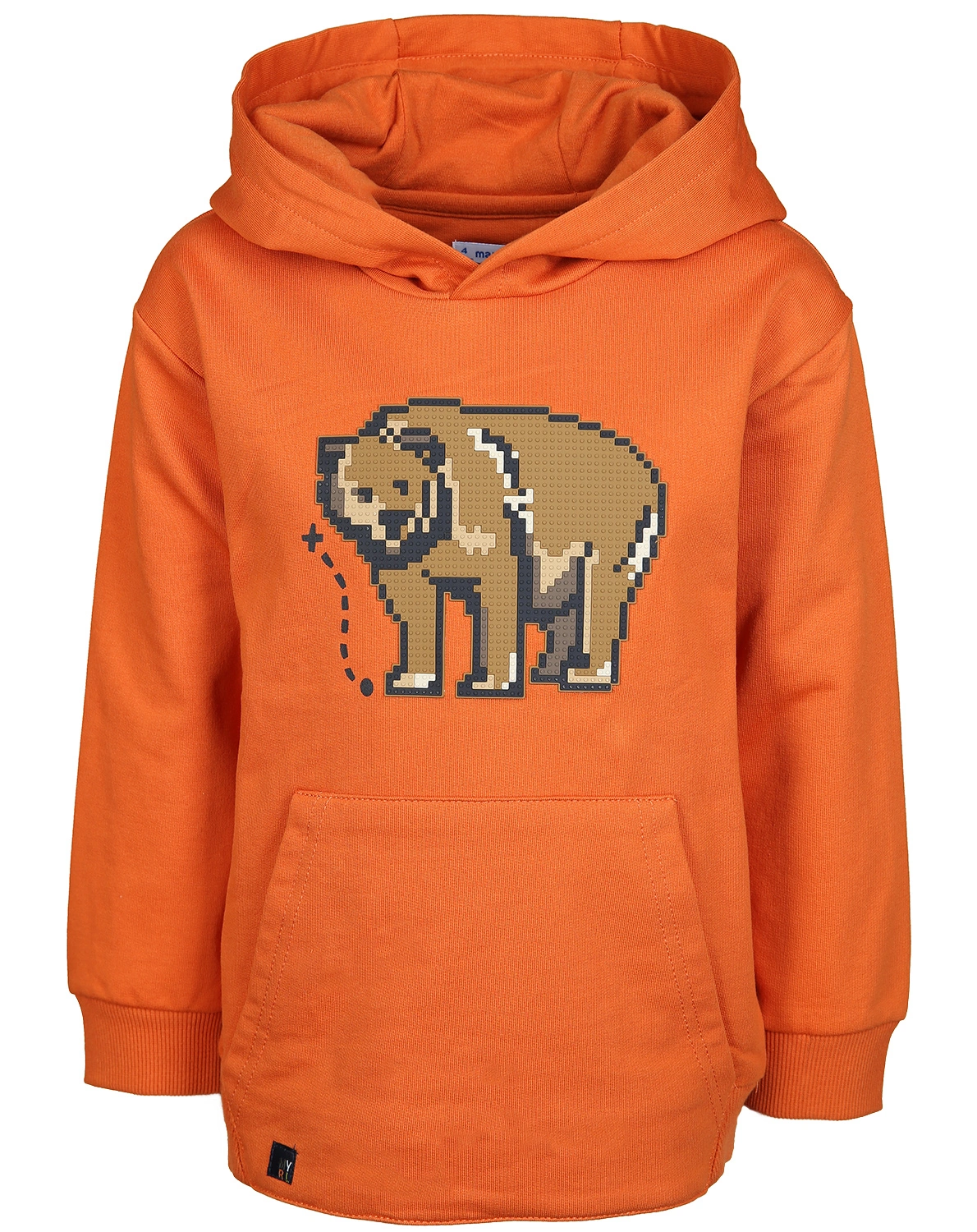 Kapuzen-Sweatshirt BROWNBEAR in safrangelb