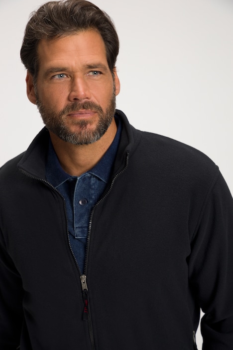 JP 1880 Fleecejacke, Outdoor, Stehkragen, Zipp-Pockets, bis 8 XL