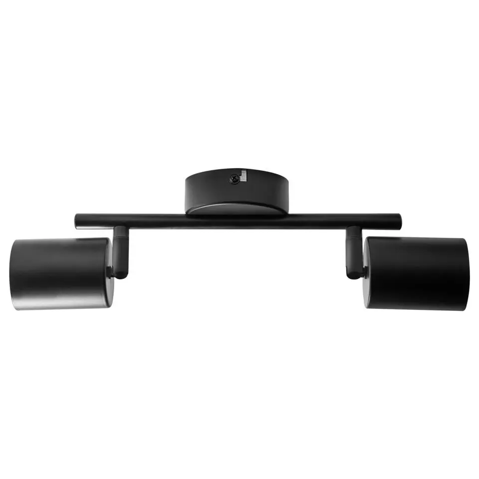 NYANDO - Plafondlamp set van 2 - Zwart - Metaal