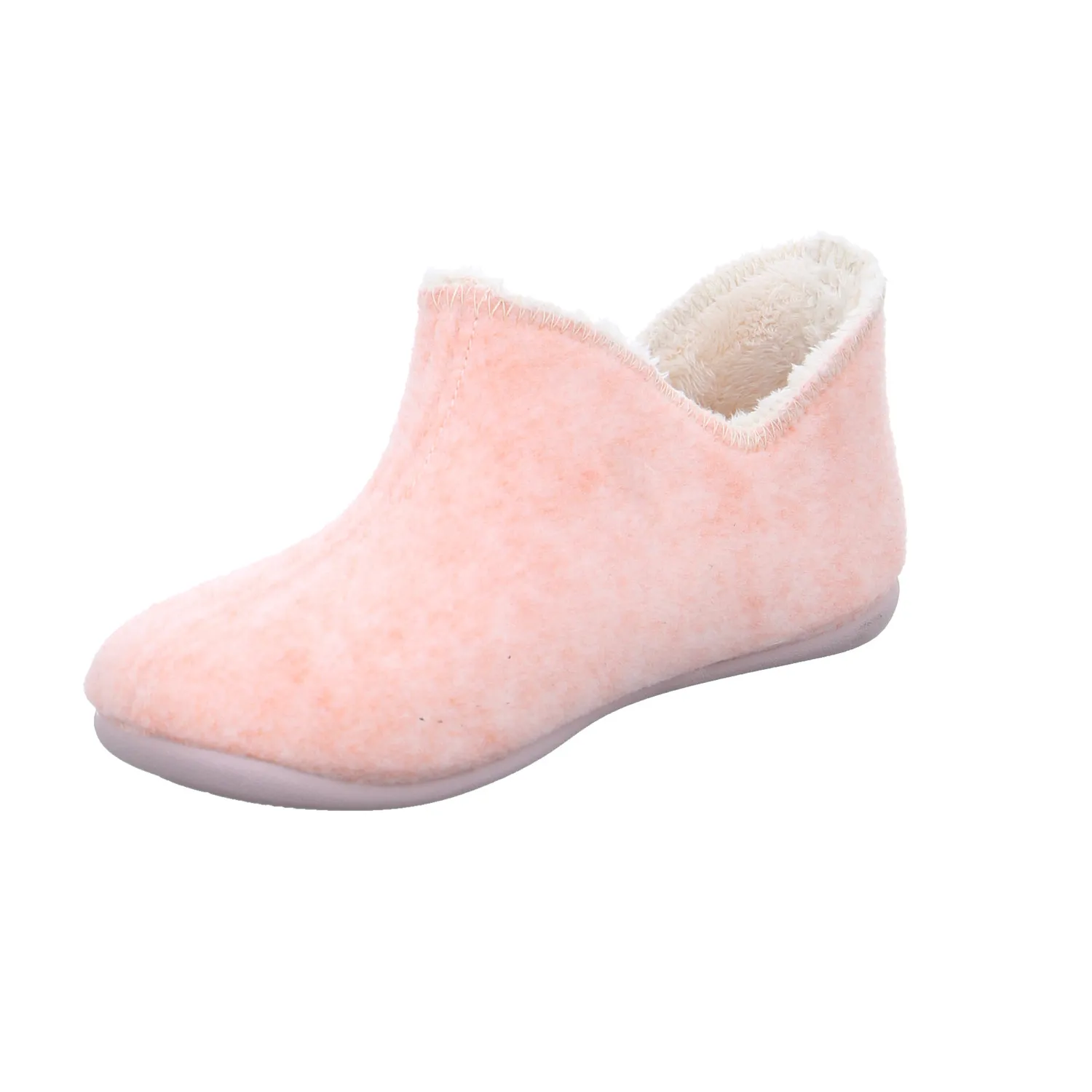 VAN DER LAAN Hausschuh Rosa Textil