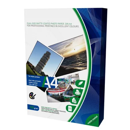 MediaRange 100 Blatt Fotopapier / DIN A4 / beidseitig matt / 140g/m²