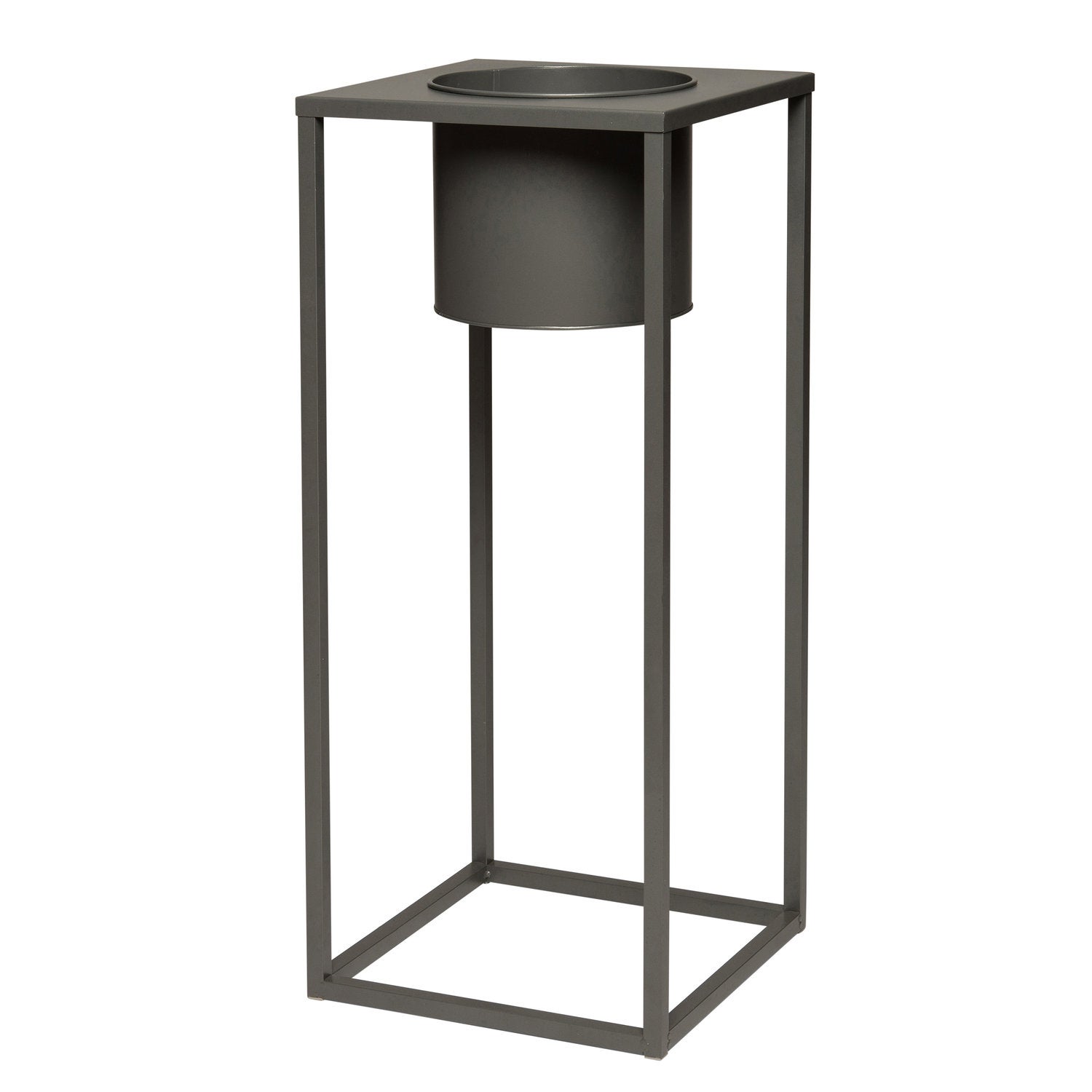 Intratuin bloempot Maria op voet grijs D 24 H 60 cm
