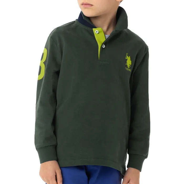 US Polo Assn US Polo Luca Longsleeve Polo Junior