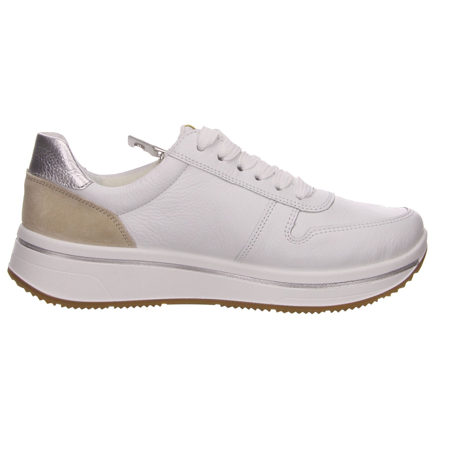 Ara Schnürhalbschuh weiß weiss/weiss kombi