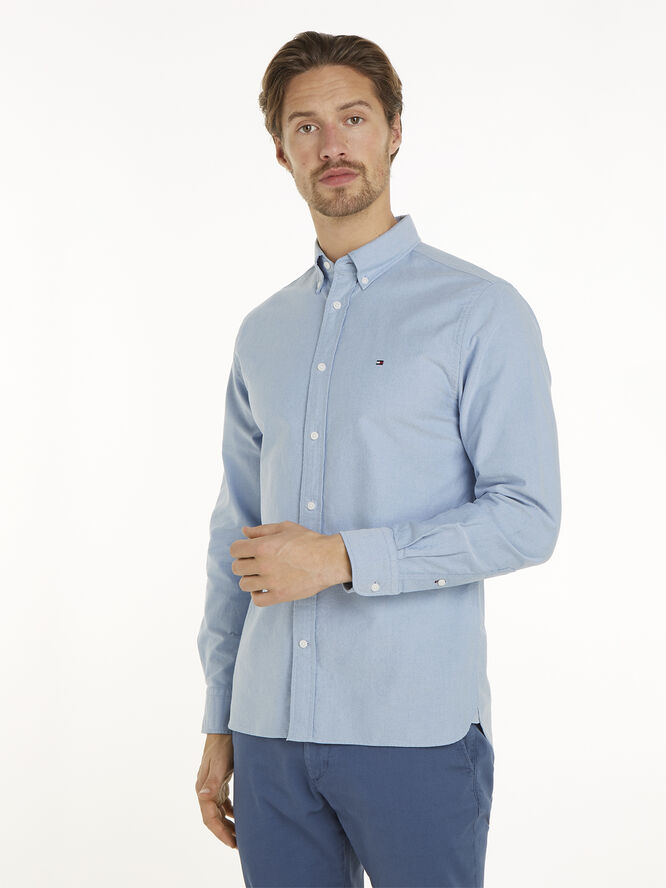 Tommy Hilfiger SOLID HERITAGE OXFORD RF SHIRT Shirt blue