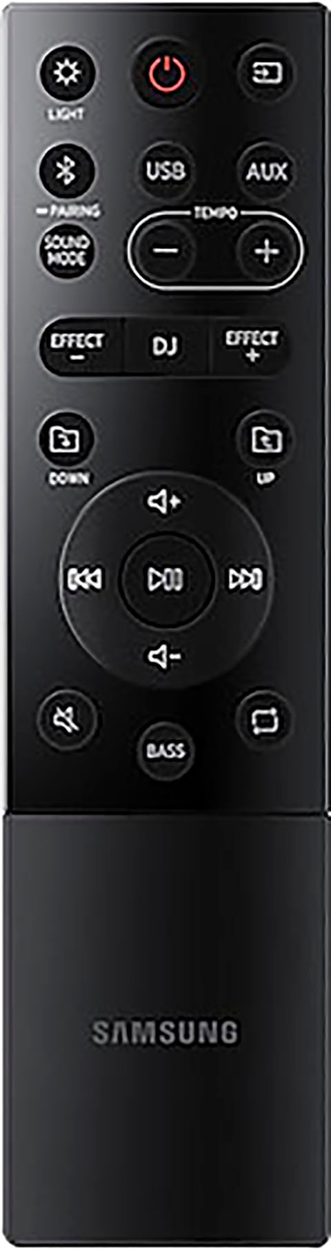 Samsung Party-Lautsprecher »MX-ST40B« 2.0 (Bluetooth Bass- und Lautstärkeregelung | Beleuchtungseffekte | DJ-Funktionen | Equalizer | Karaoke-fähig | MULTIPAIR | Wireless Party Connect 160 W)