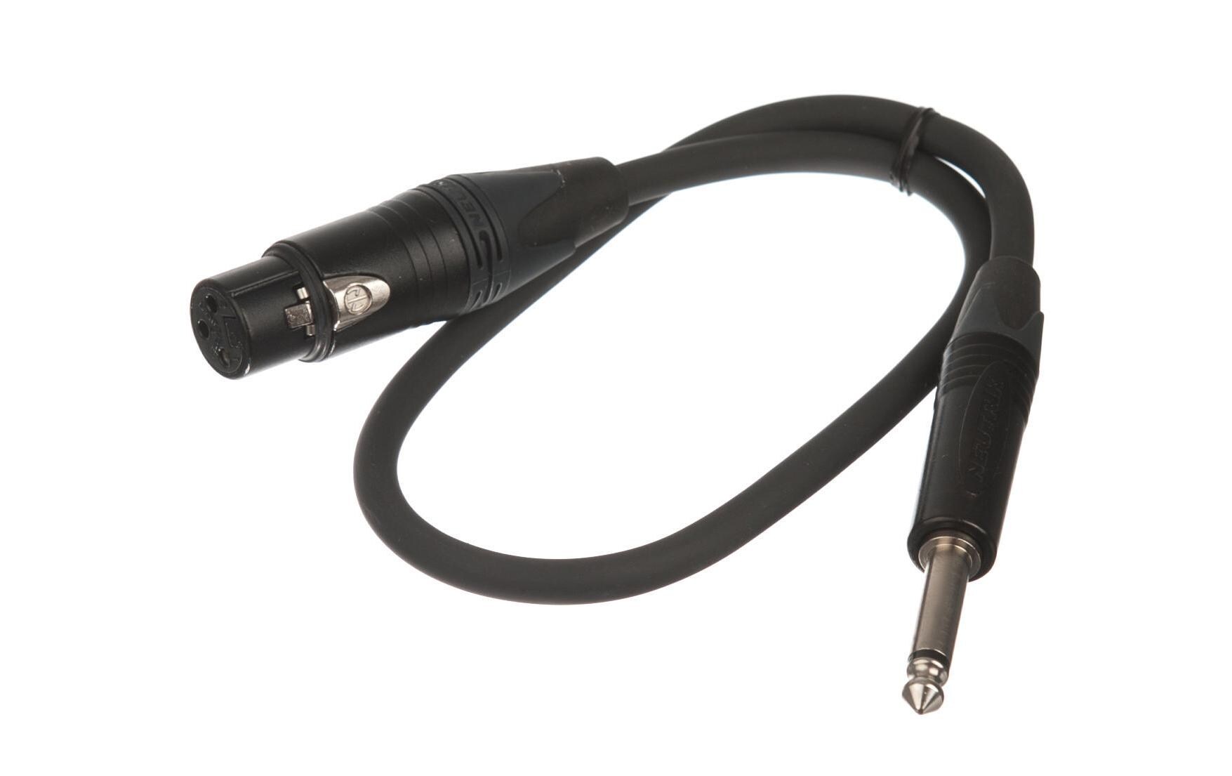 Audio-Kabel NMKA05-BL 6.3 mm Klinke - XLR 0.5 mXLR auf Klinke, 0,5 m