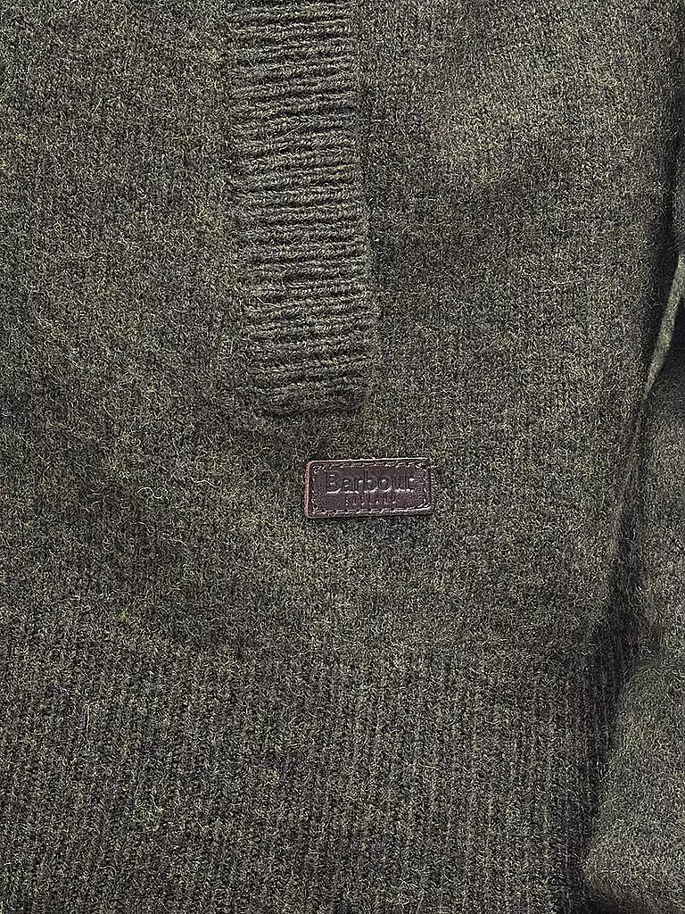 BARBOUR Strickjacke ESSENTIAL olive