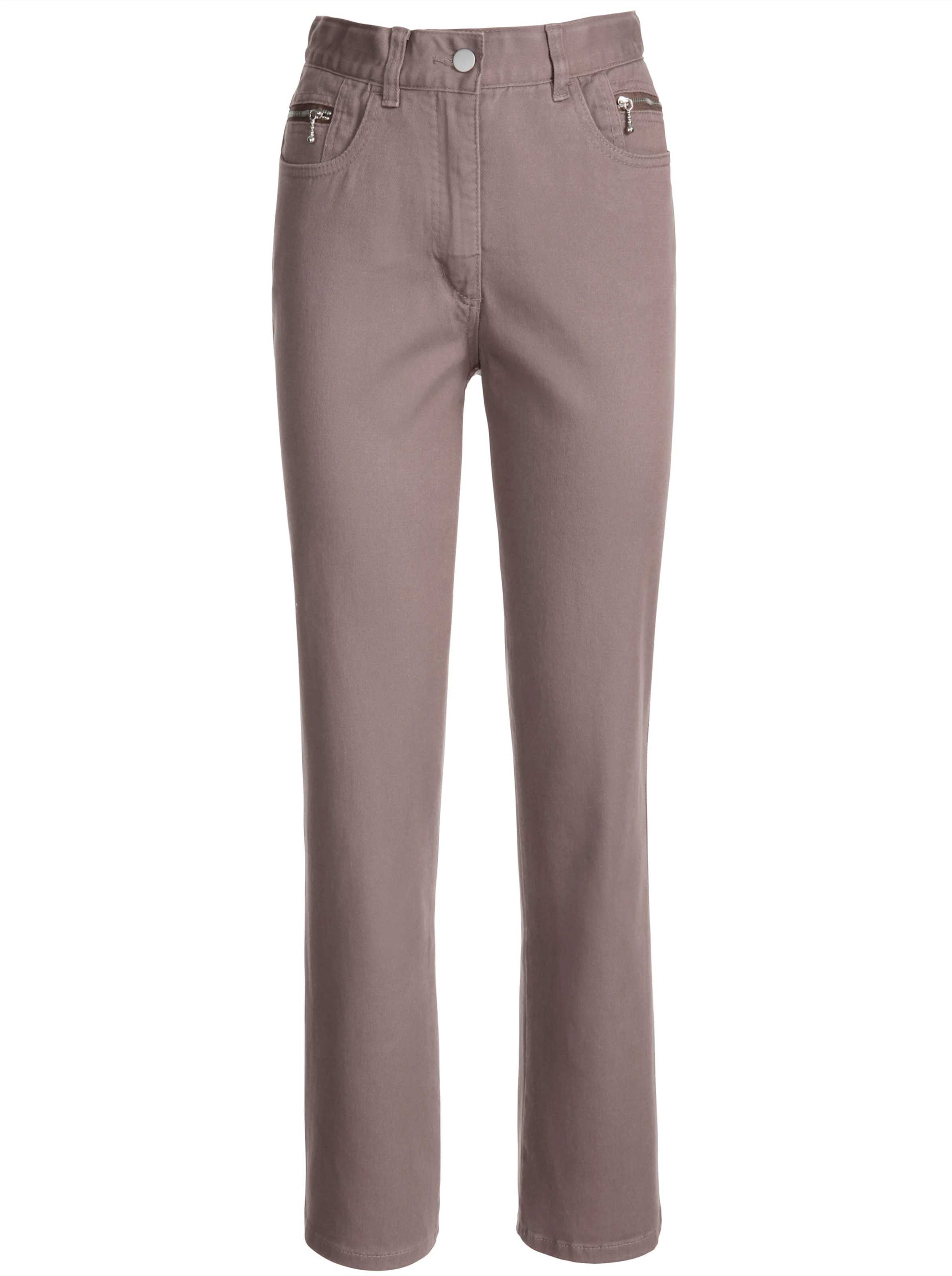 5-Pocket-Jeans in taupe