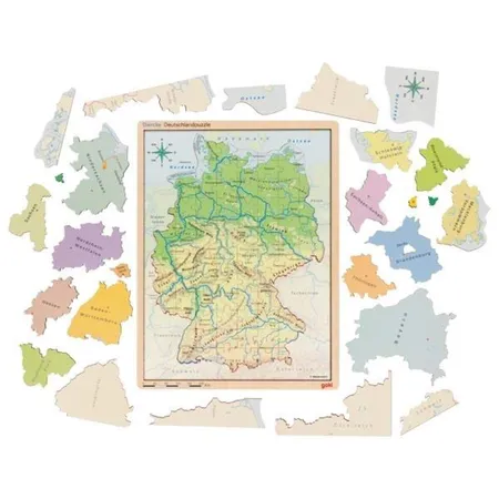 goki Puzzle im Puzzle Deutschland, 98 Teile