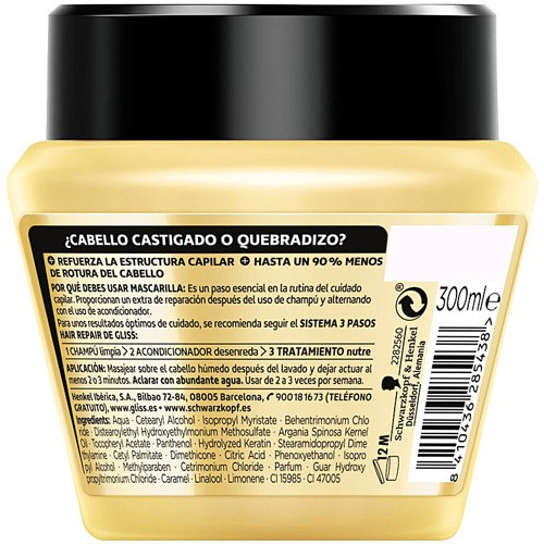 Schwarzkopf - Gliss Ultimate Oil Elixir Mascarilla
